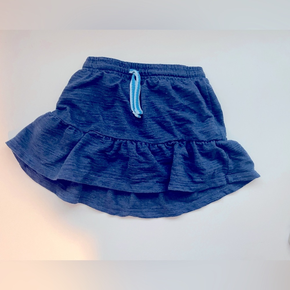Toddler Girls Cat&Jack 5T, Tiered Skort, cotton blend, elastic waist